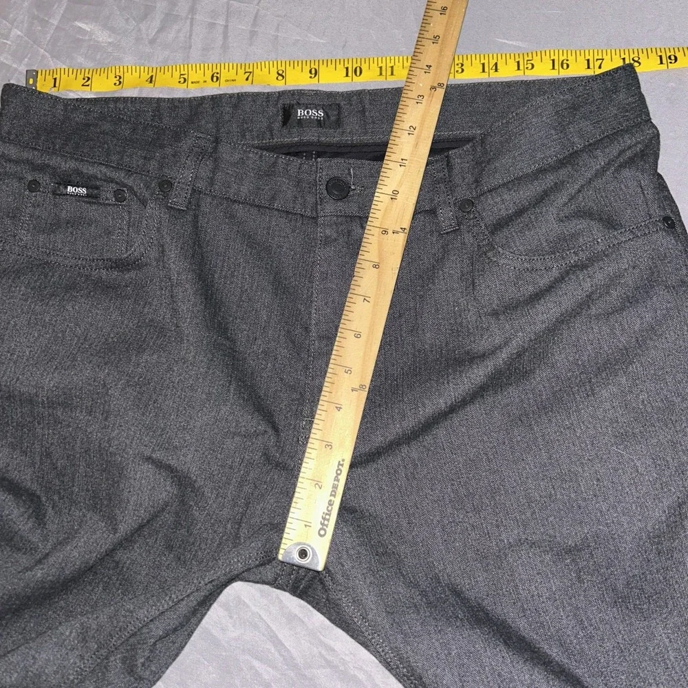 Hugo Boss Men's Black DieselStrasse 12  Pants Size 36x30 Special Finshing